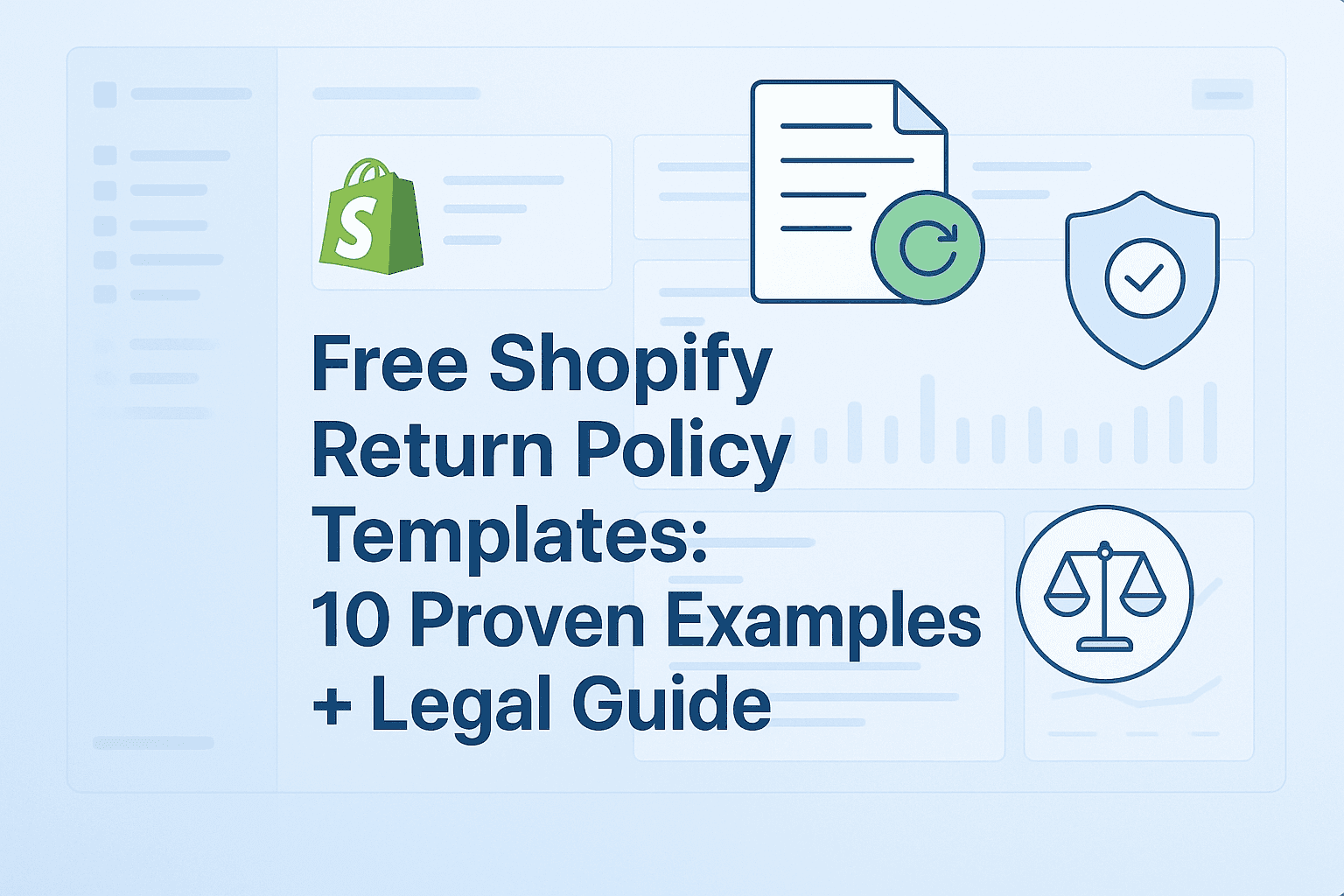 Free Shopify Return Policy Templates: 10 Examples + Legal Guide 2025